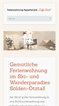 Mobile Screenshot of ferienwohnungevelynkneisl.de